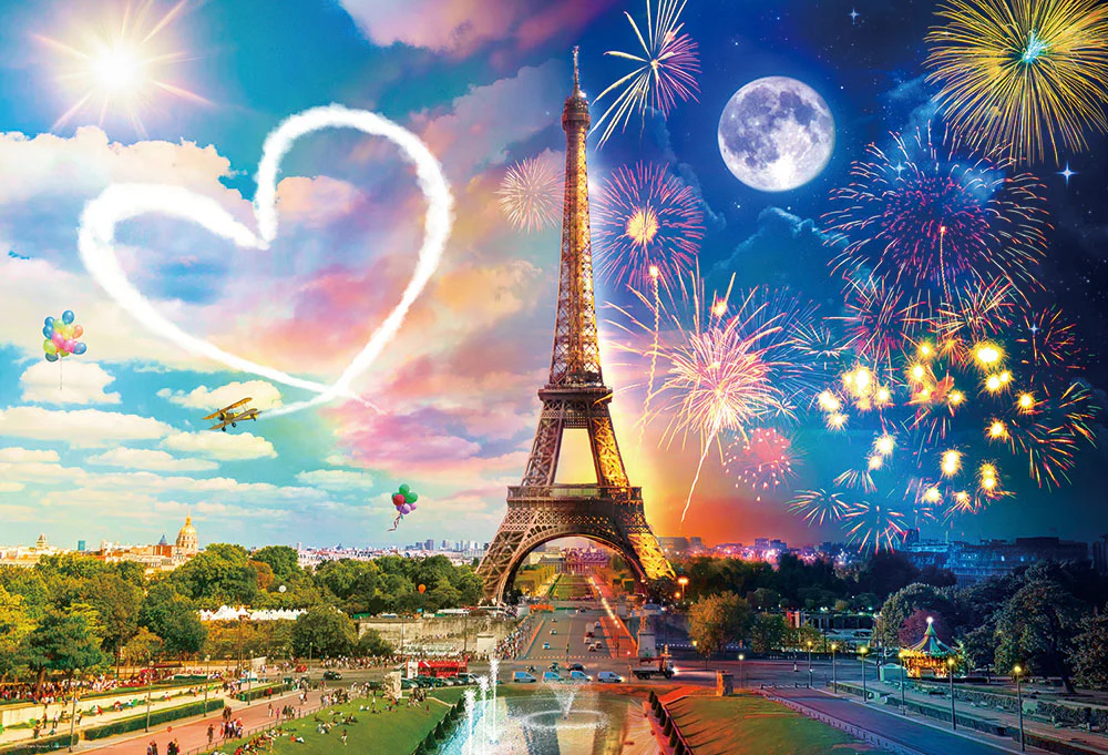 Paris Day to Night