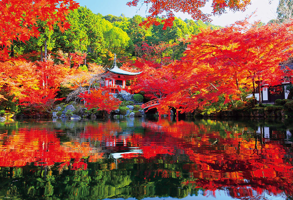 秋に色づく醍醐寺