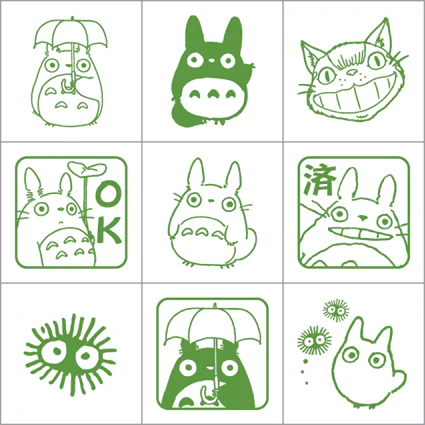 となりのトトロ　チェックスタンプ - Image 2