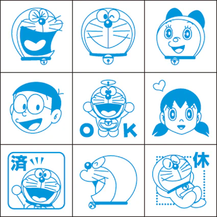 ドラえもん　チェックスタンプ - Image 2