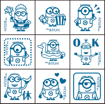 ミニオンズ　チェックスタンプ - Image 2