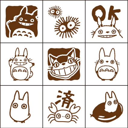 となりのトトロ　チェックスタンプ　２ - Image 2
