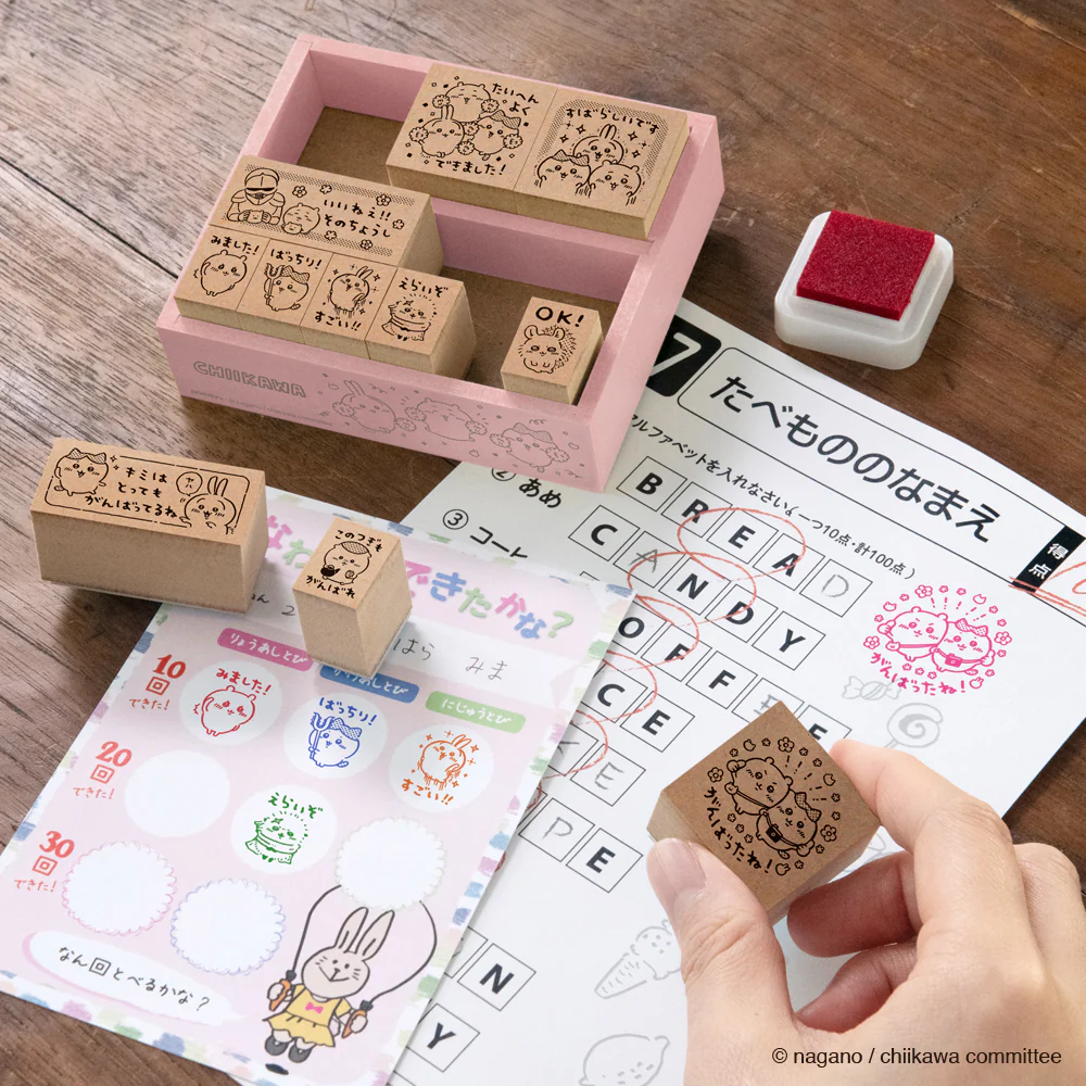 ちいかわ　木製ごほうびスタンプ - Image 2