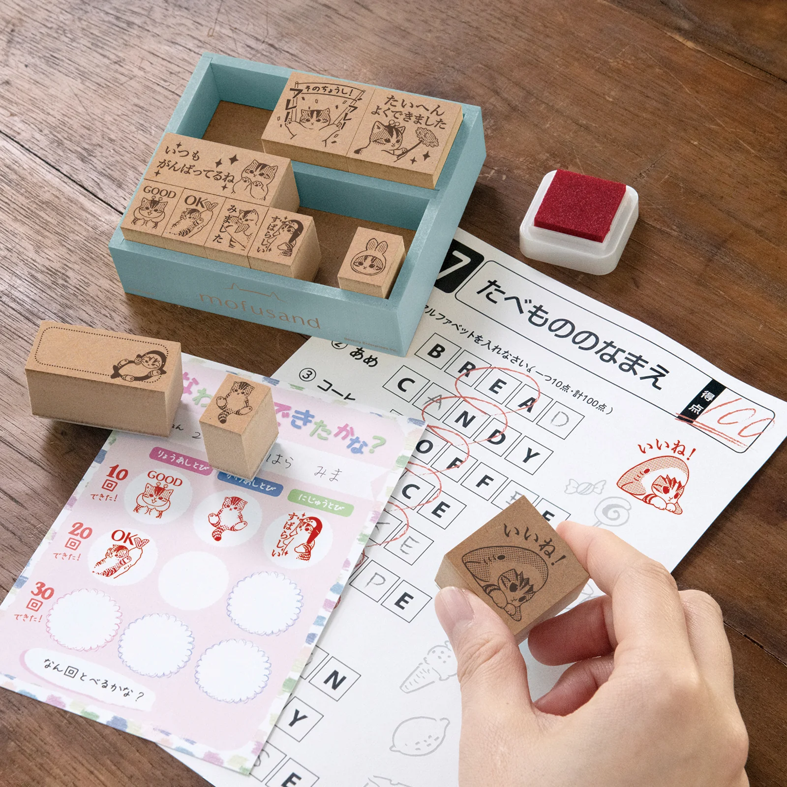 モフサンド 木製ごほうびスタンプ - Image 2