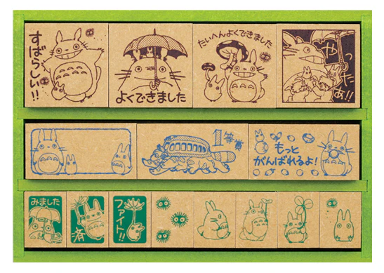 となりのトトロ　木製ごほうびスタンプＤＸ