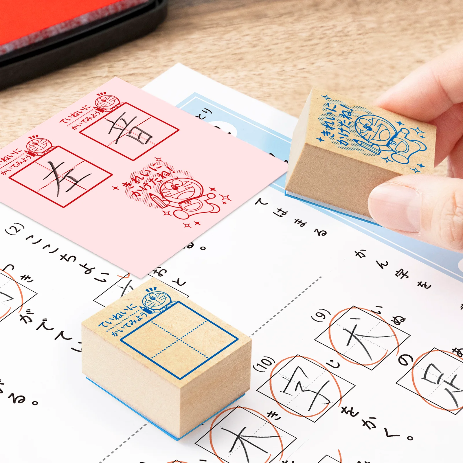 ドラえもん 文字練習マス目スタンプ - Image 2