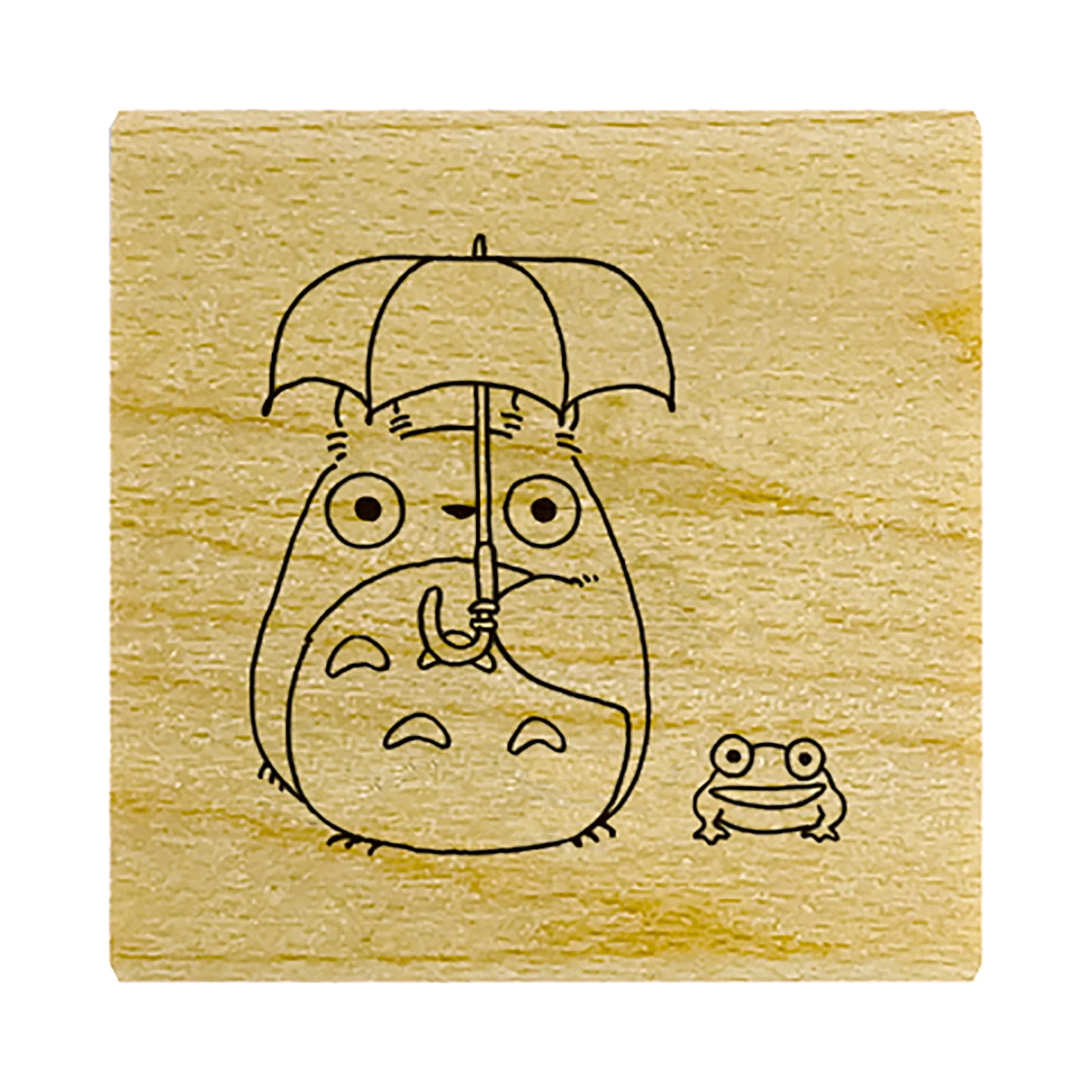 きんちゃく　すたんぷ　トトロとカエル - Image 3