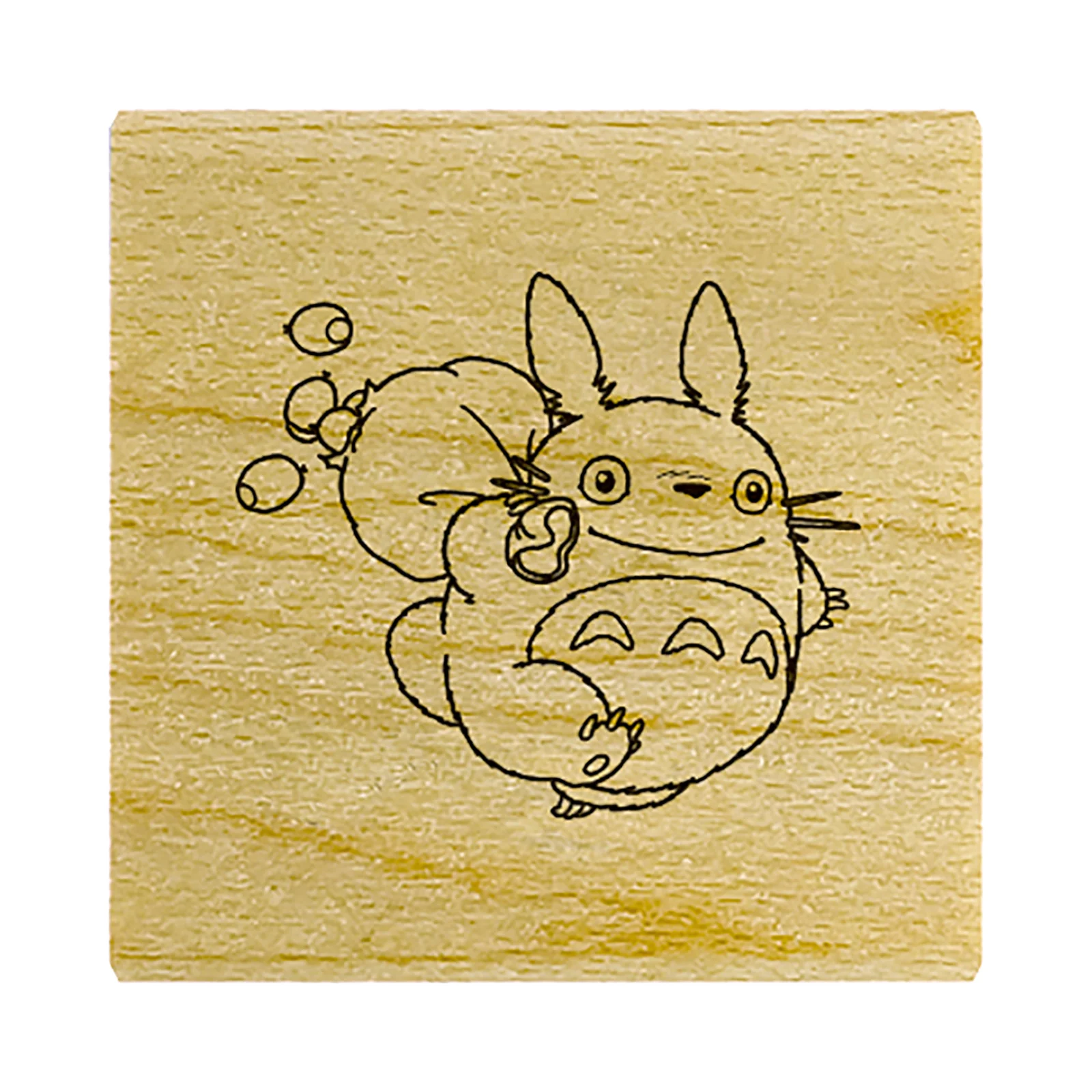 きんちゃく　すたんぷ　中トトロとドングリ - Image 3